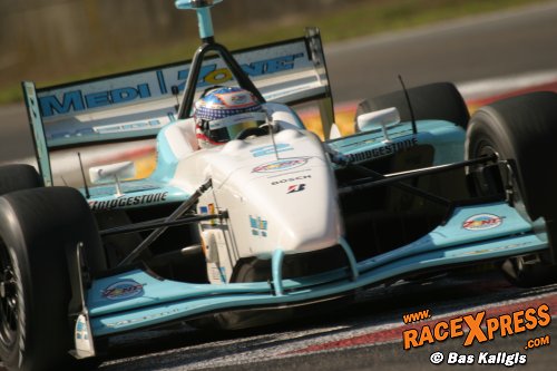 Graham Rahal werd vanochtend vierde en zat daarmee opnieuw goed voorin